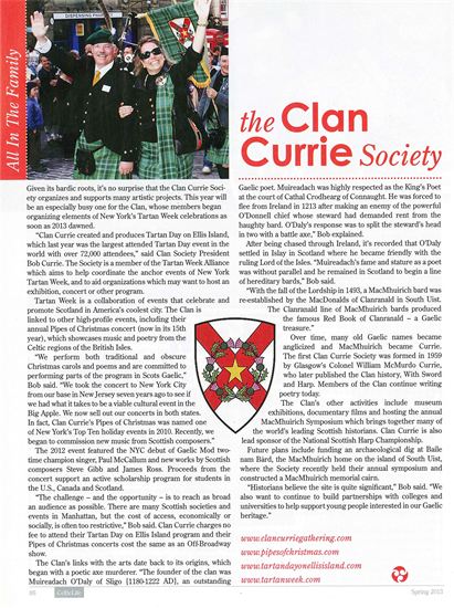 April 6, 2013 – “Pipes” Producers Profiled in “Celtic Life” Magazine
